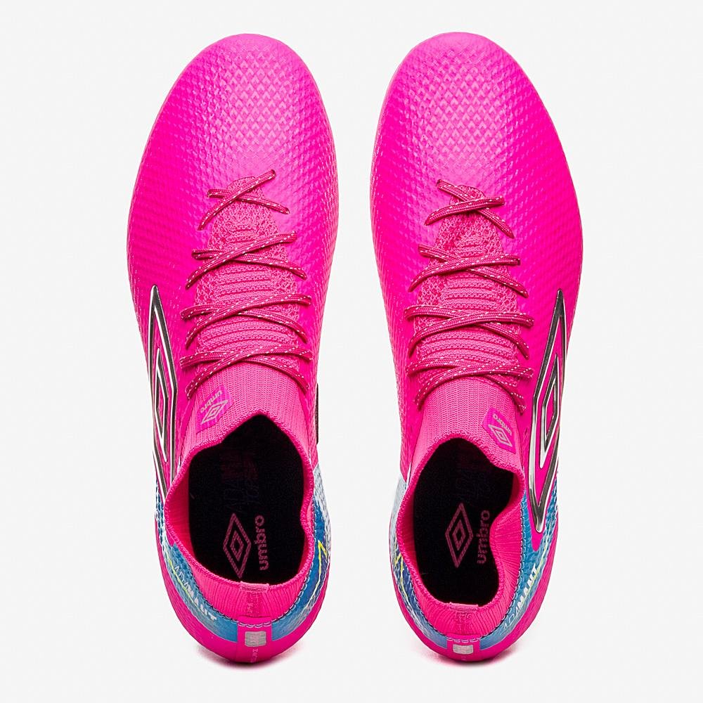 Chuteira Campo Umbro Adamant Top Speed Pro Sg Rosa 4