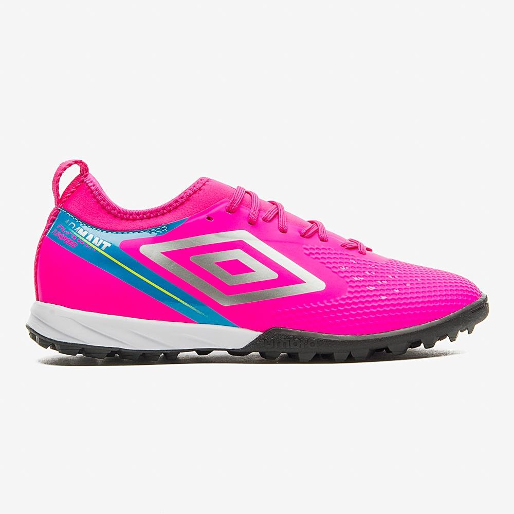 Chuteira Society Umbro Adamant Top Speed Club Rosa 1
