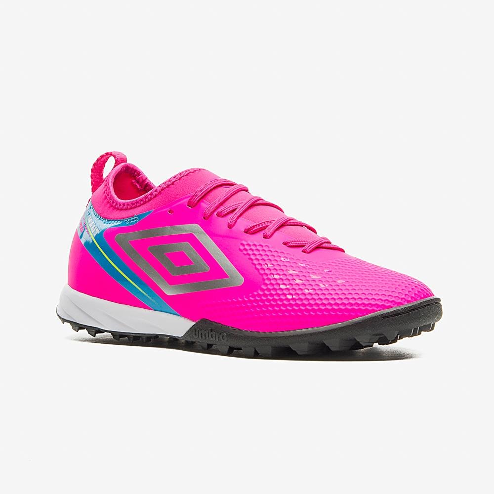 Chuteira Society Umbro Adamant Top Speed Club Rosa 3