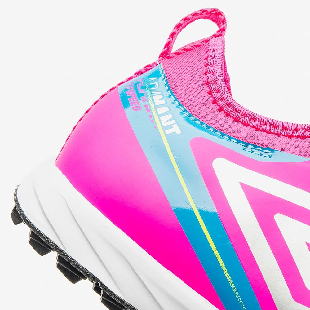 Chuteira Society Umbro Adamant Top Speed Club Rosa 7