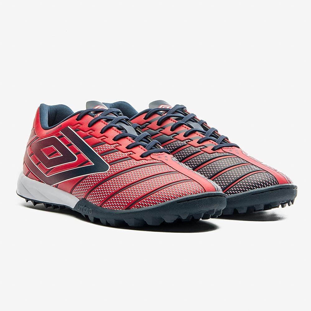 Chuteira Society Umbro Velocita Elixir Club Vermelho 3