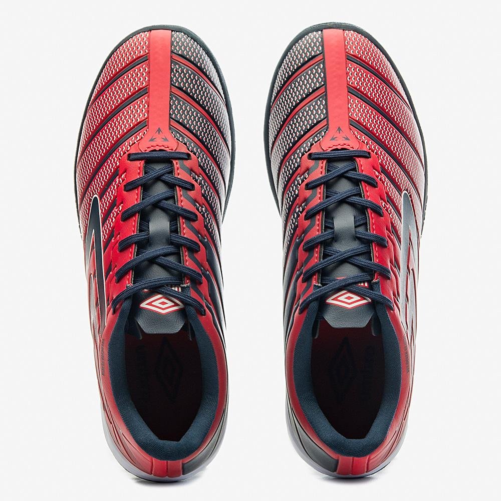 Chuteira Society Umbro Velocita Elixir Club Vermelho 4