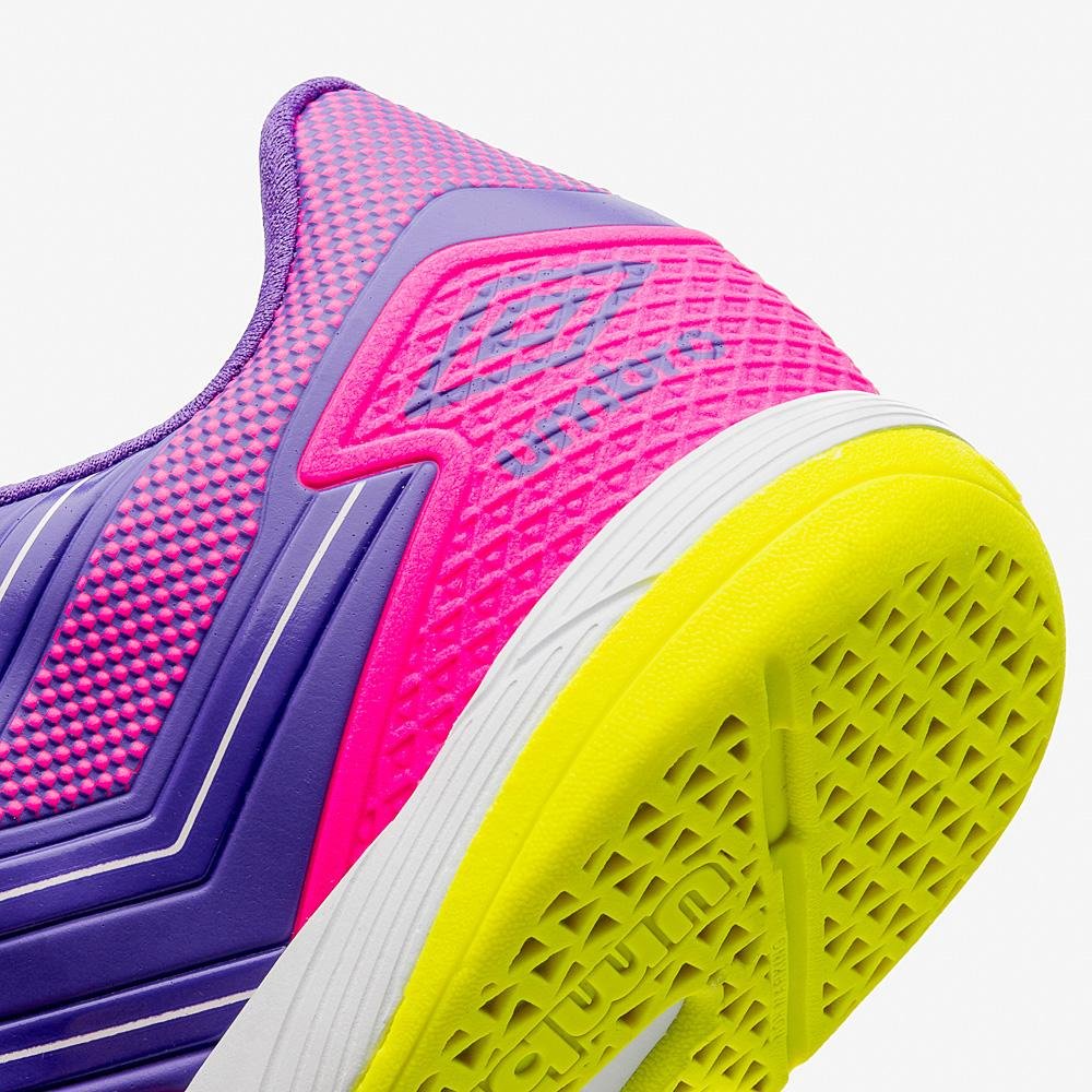 Chuteira Futsal Umbro Pro 5 Bump Club Rosa 8