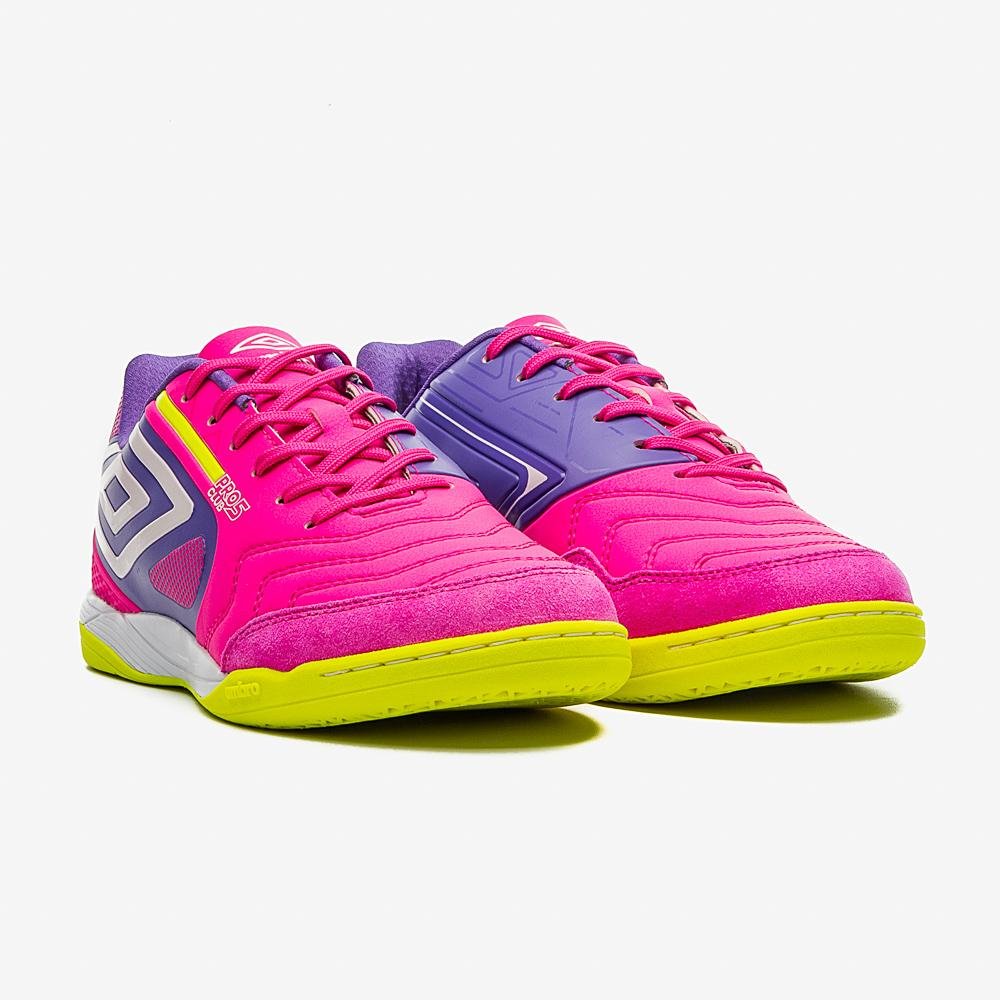 Chuteira Futsal Umbro Pro 5 Bump Club Rosa 3