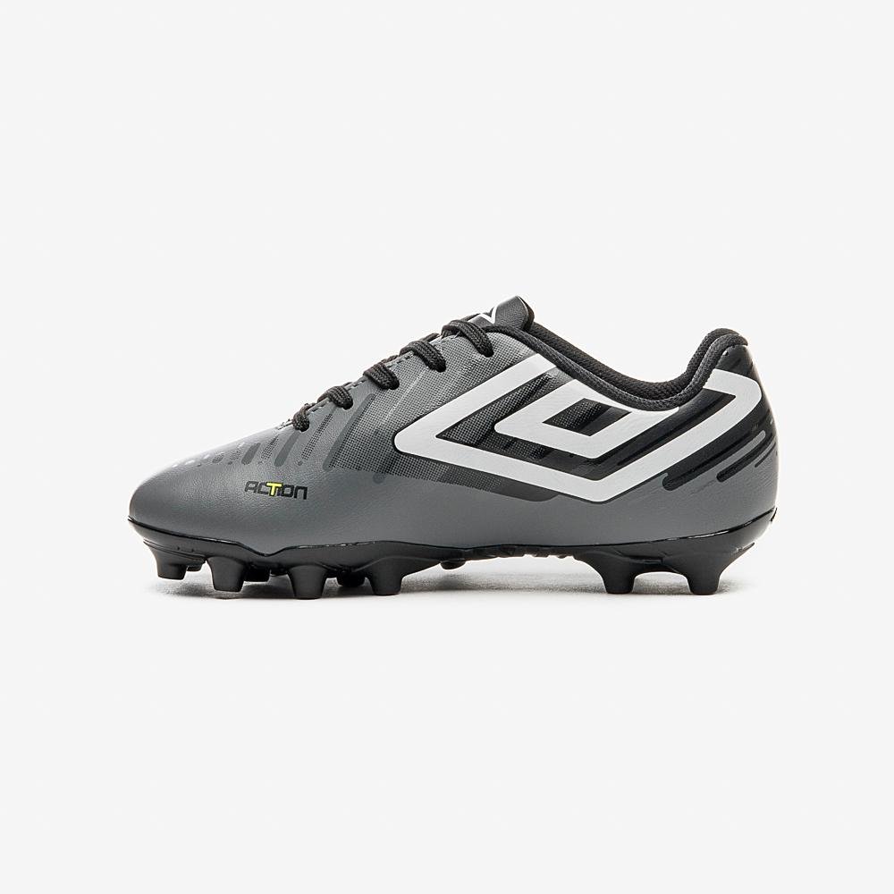 Chuteira Campo Umbro Action Jr Cinza 2