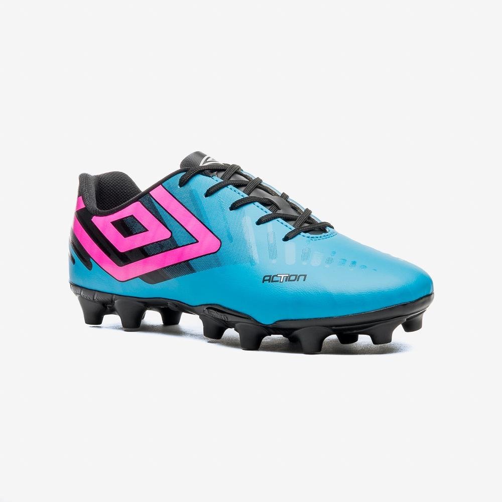 Chuteira Campo Umbro Action Azul 3