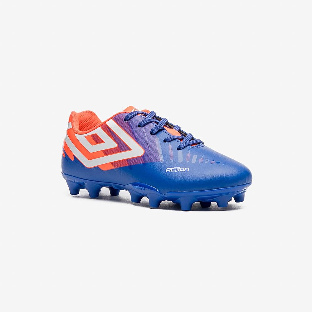 Chuteira Campo Umbro Action Jr Azul 3