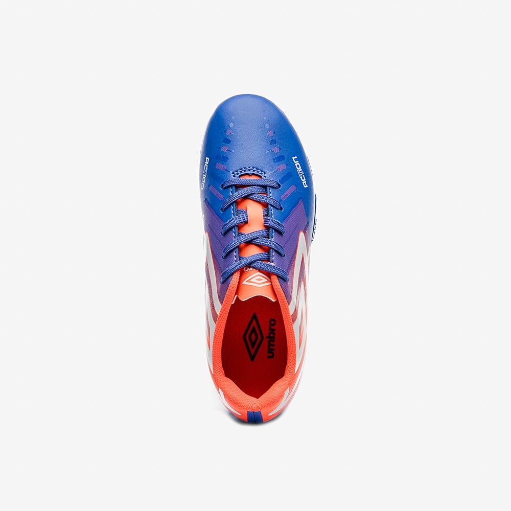 Chuteira Campo Umbro Action Jr Azul 4