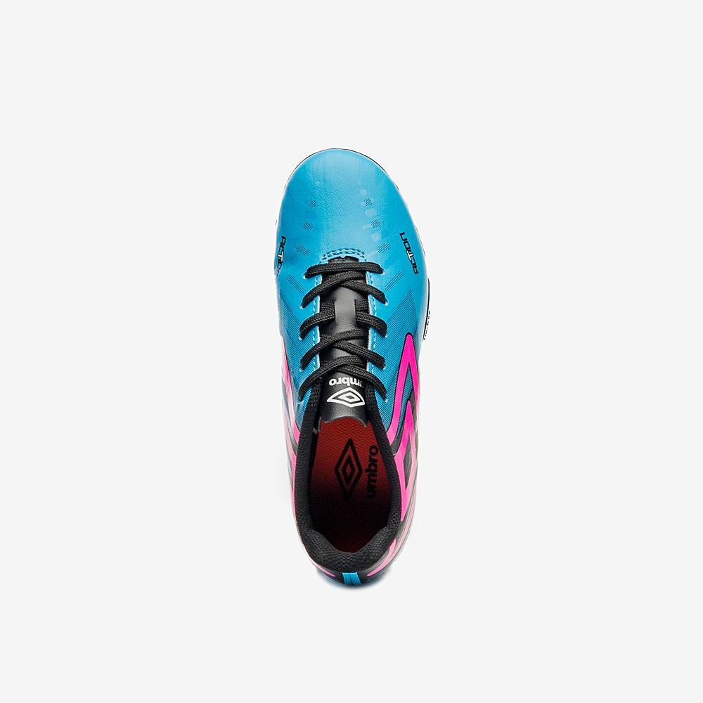 Chuteira Campo Umbro Action Jr Azul 4