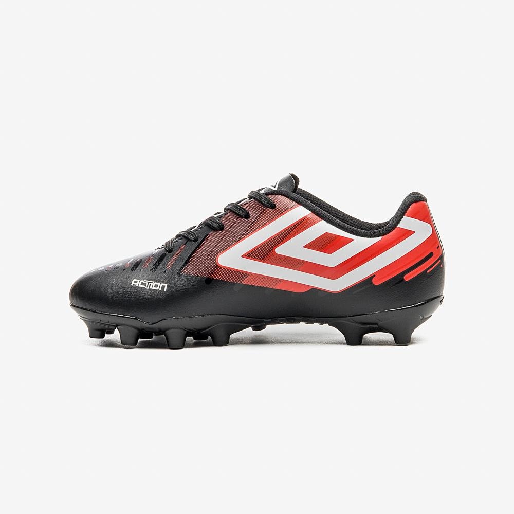 Chuteira Campo Umbro Action Jr Preto 2
