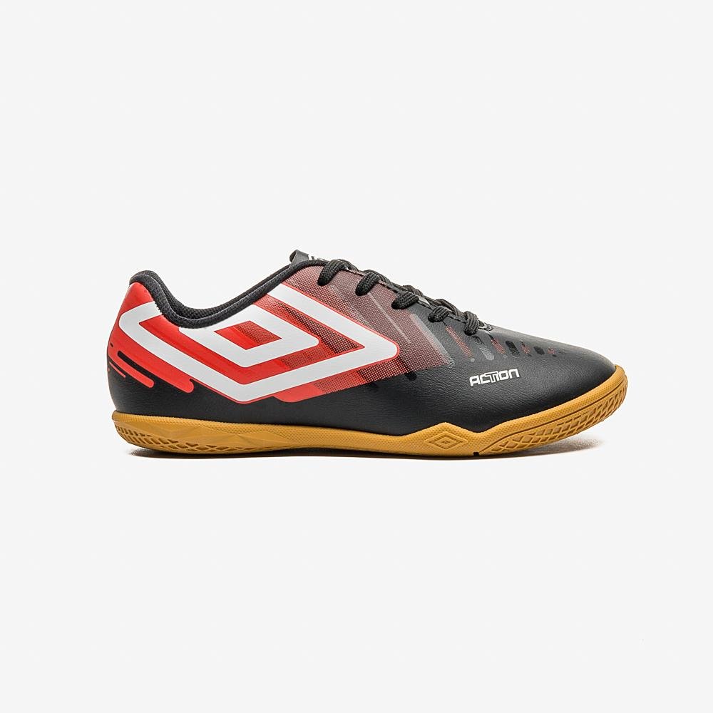 Chuteira Futsal Umbro Action Jr Preto 1