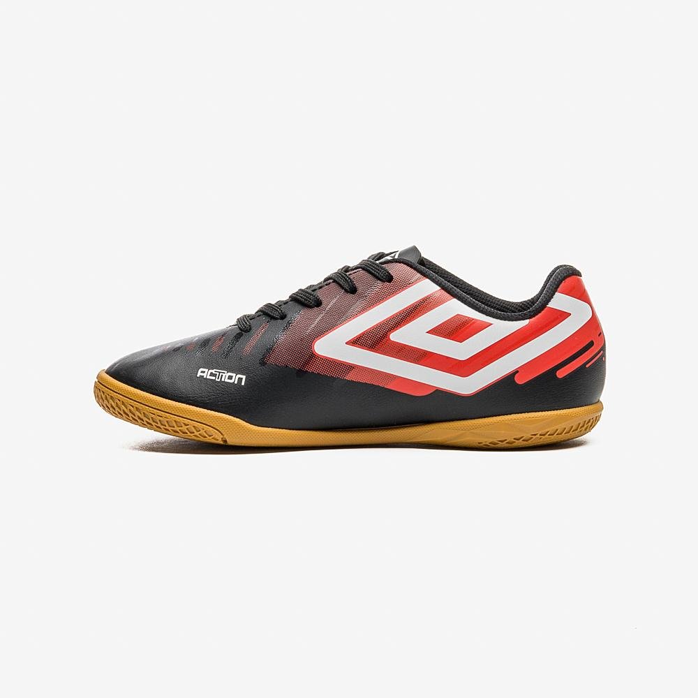 Chuteira Futsal Umbro Action Jr Preto 2