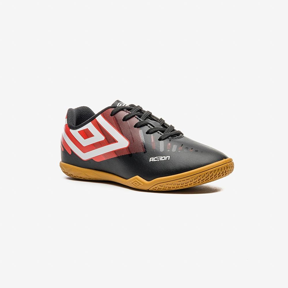 Chuteira Futsal Umbro Action Jr Preto 3