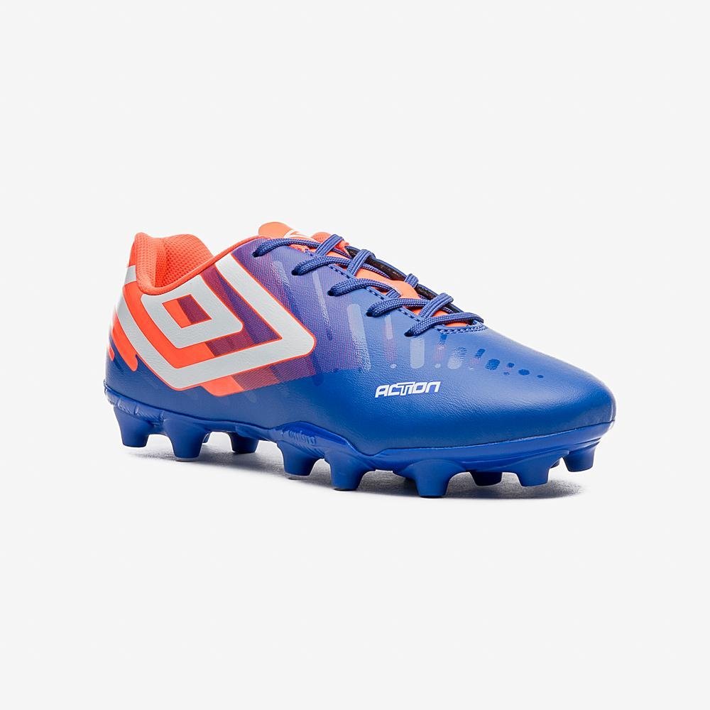 Chuteira Campo Umbro Action Azul 3