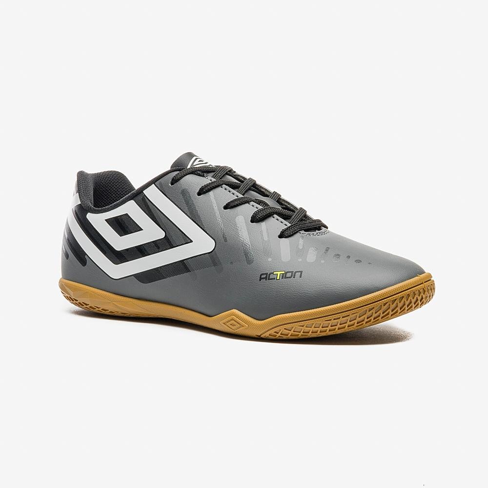 Chuteira Futsal Umbro Action Cinza 3