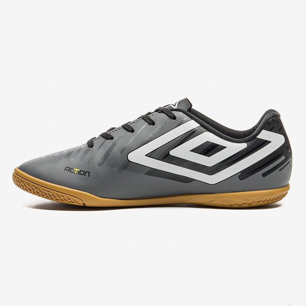 Chuteira Futsal Umbro Action Cinza 2