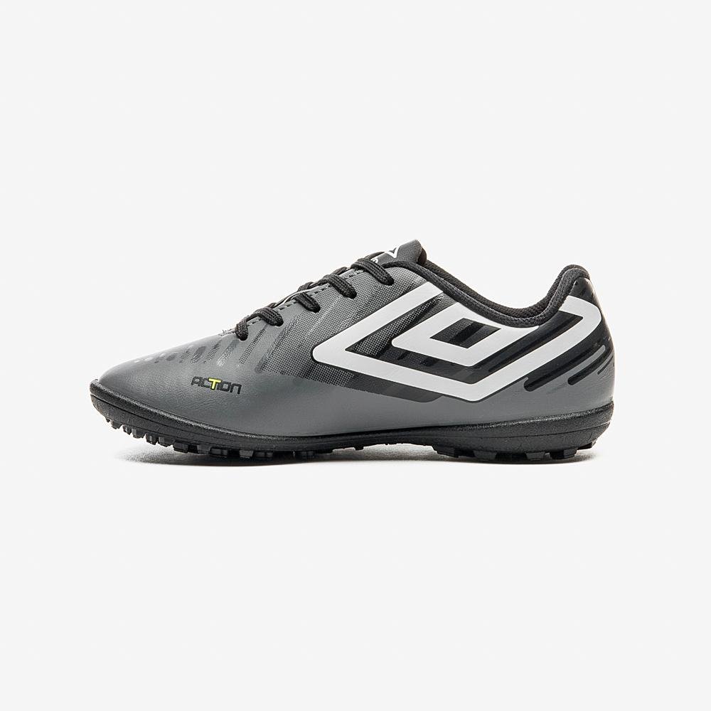 Chuteira Society Umbro Action Jr Cinza 2