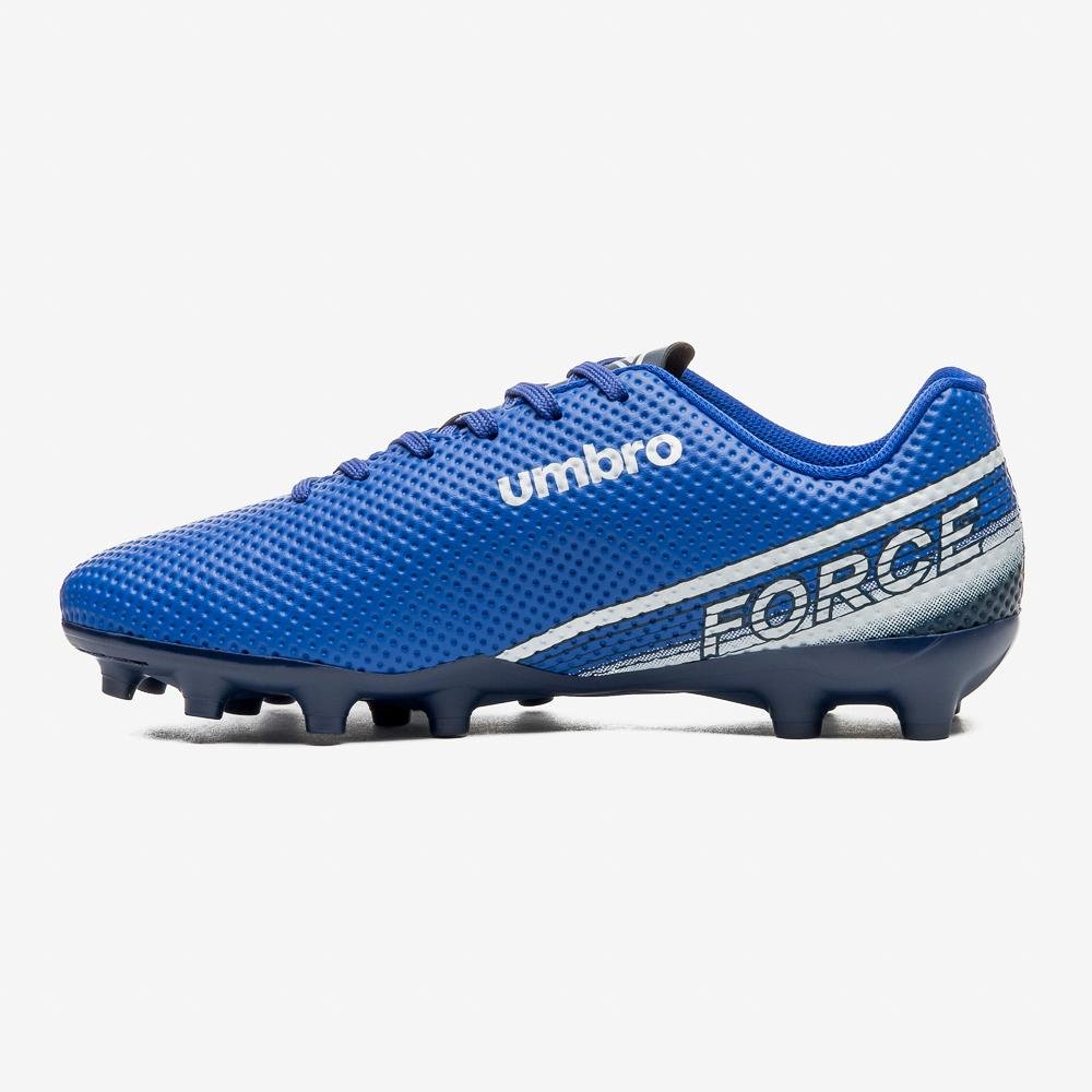 Chuteira Campo Umbro Force Azul 2