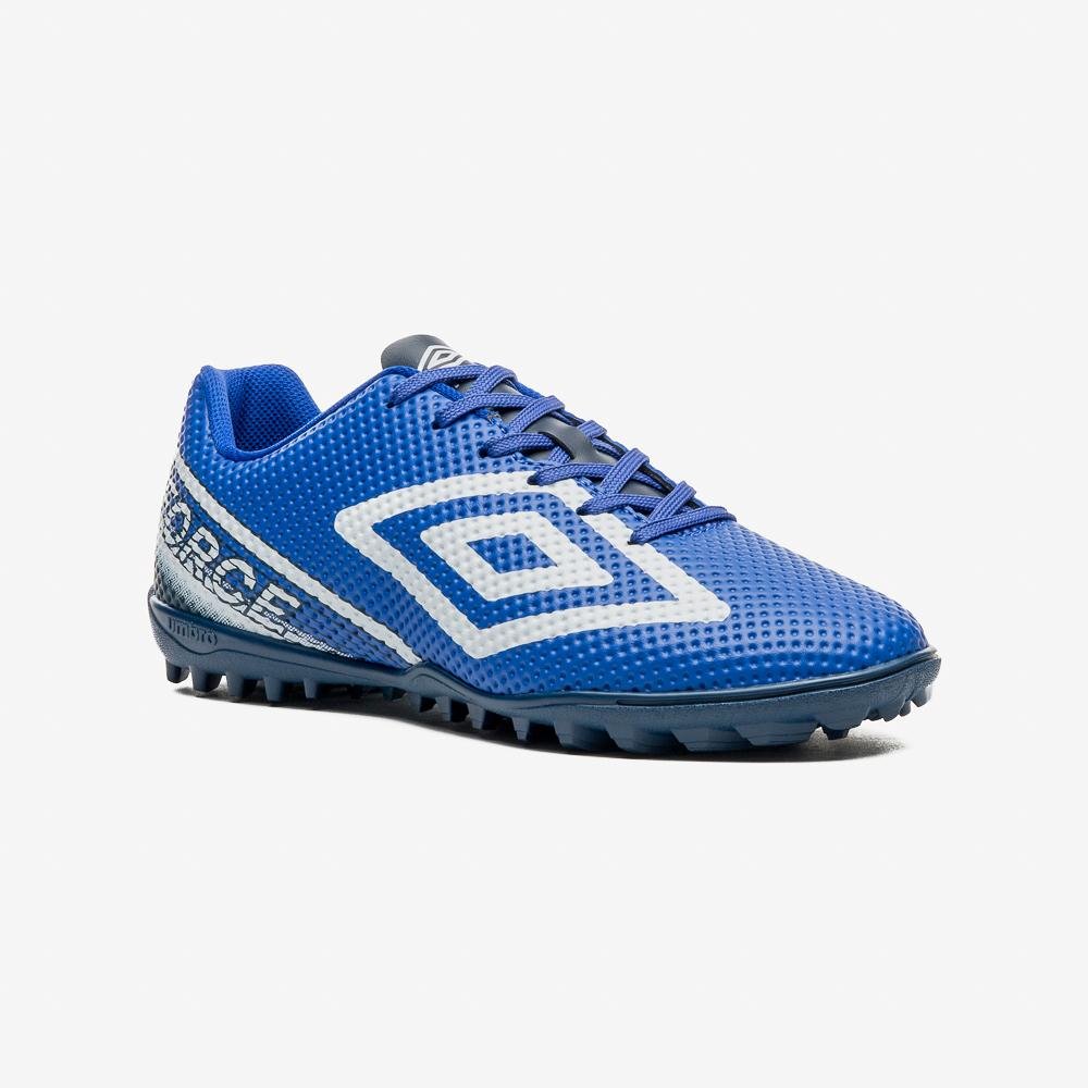 Chuteira Society Umbro Force Azul 3