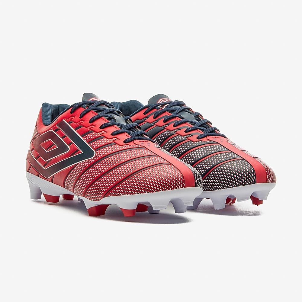 Chuteira Campo Umbro Velocita Elixir Club Vermelho 3
