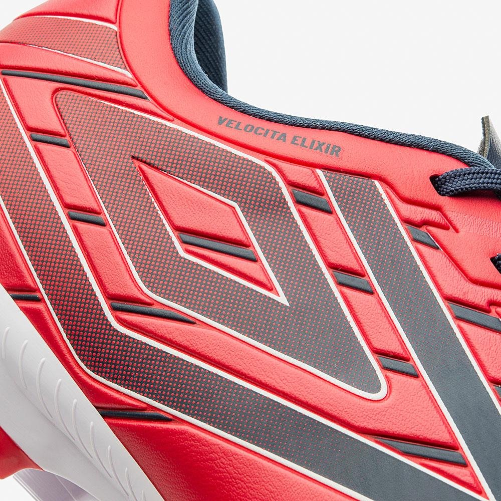 Chuteira Campo Umbro Velocita Elixir Club Vermelho 7