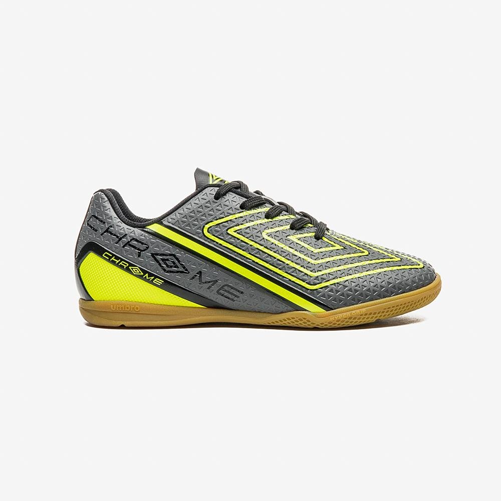 Chuteira Futsal Umbro Chrome Jr Cinza 1
