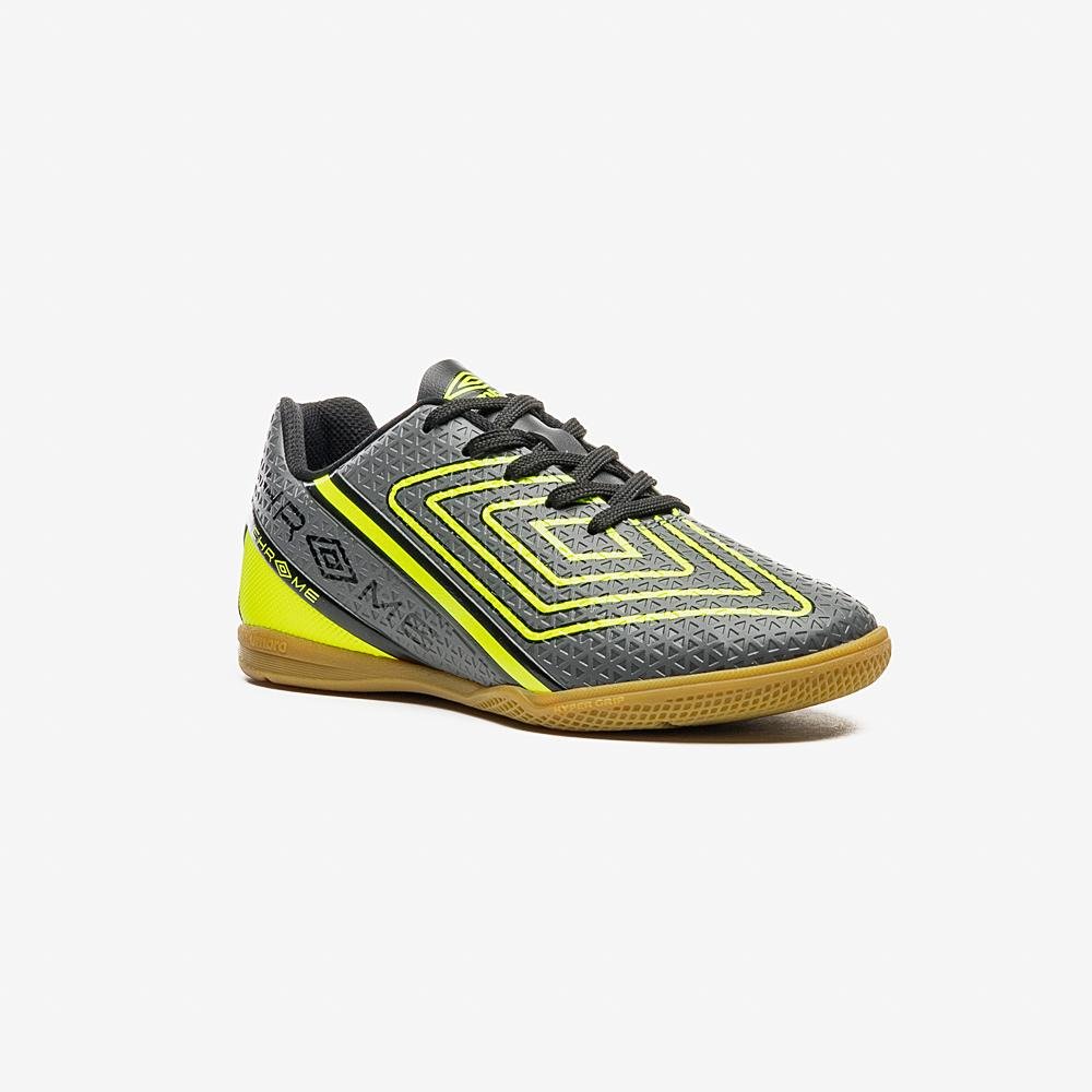Chuteira Futsal Umbro Chrome Jr Cinza 3