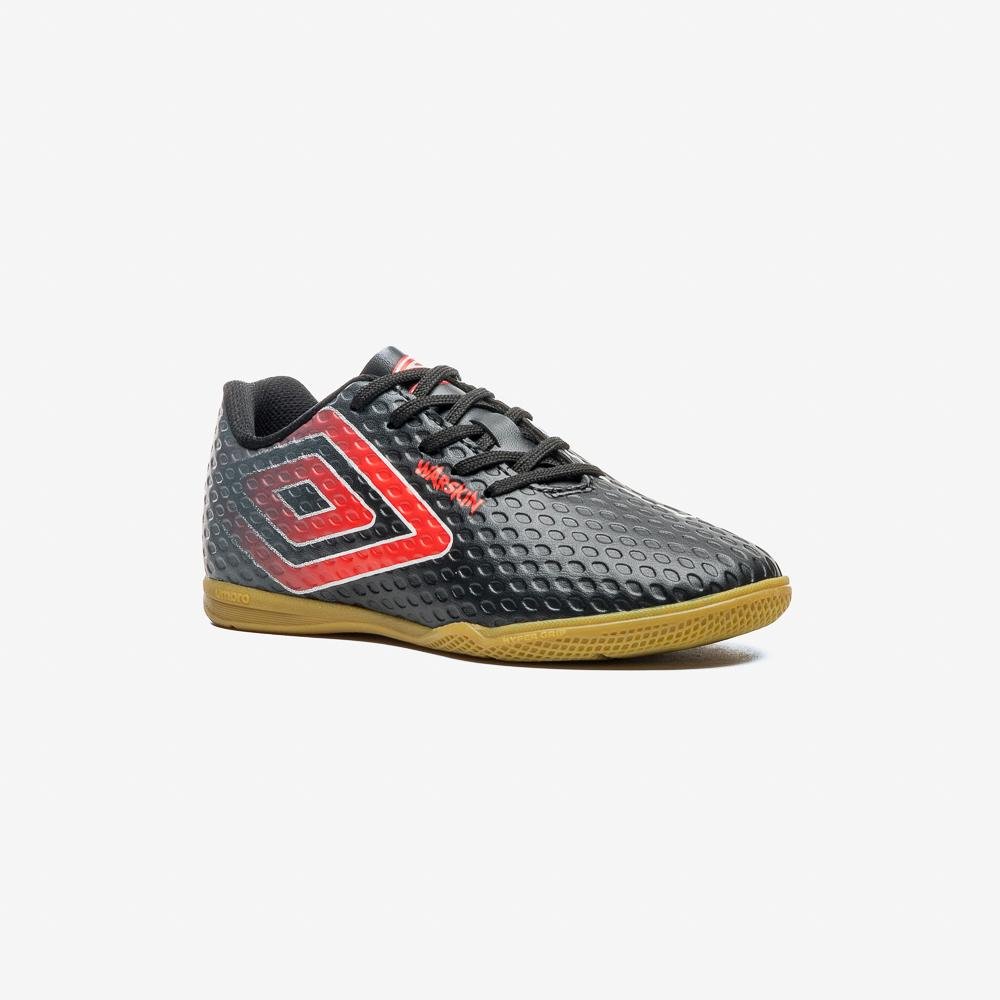Chuteira Futsal Umbro Warskin Jr Preto 3