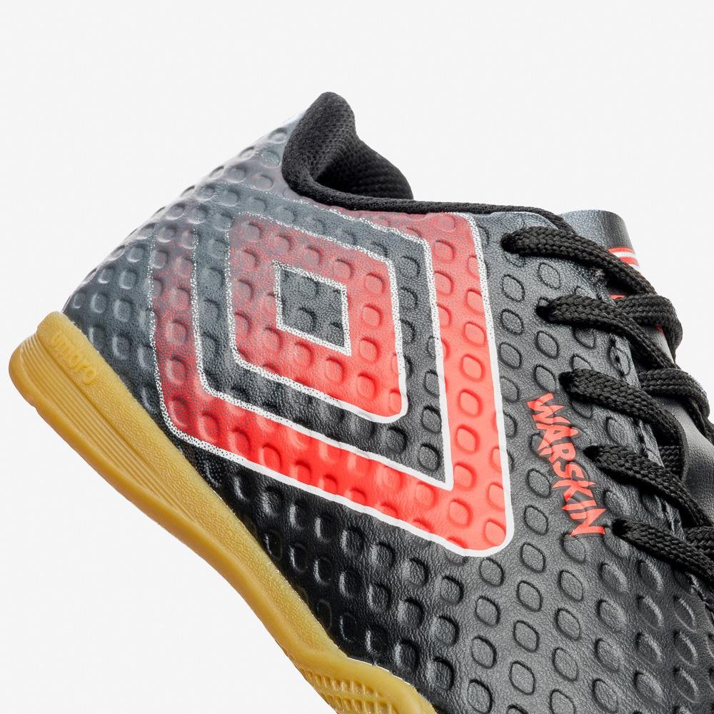 Chuteira Futsal Umbro Warskin Jr Preto 7