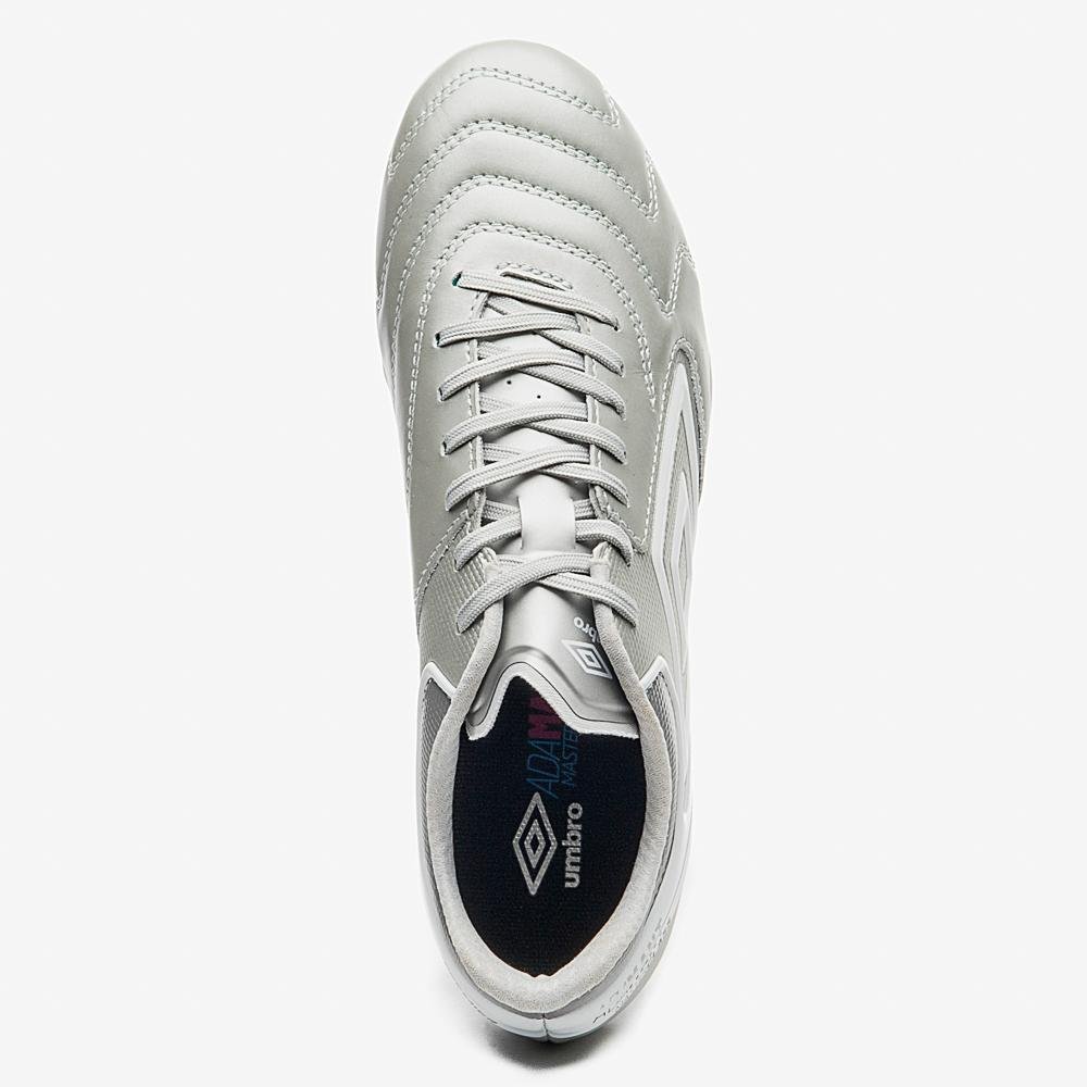 Chuteira Campo Umbro Adamant Master Class Premier Prata 4
