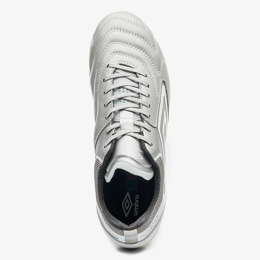 Chuteira Campo Umbro Adamant Master Class Pro Sg Prata 4