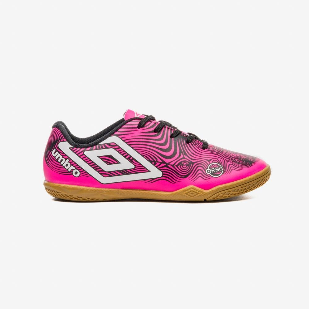 Chuteira Futsal Umbro Orbit Jr Rosa 1