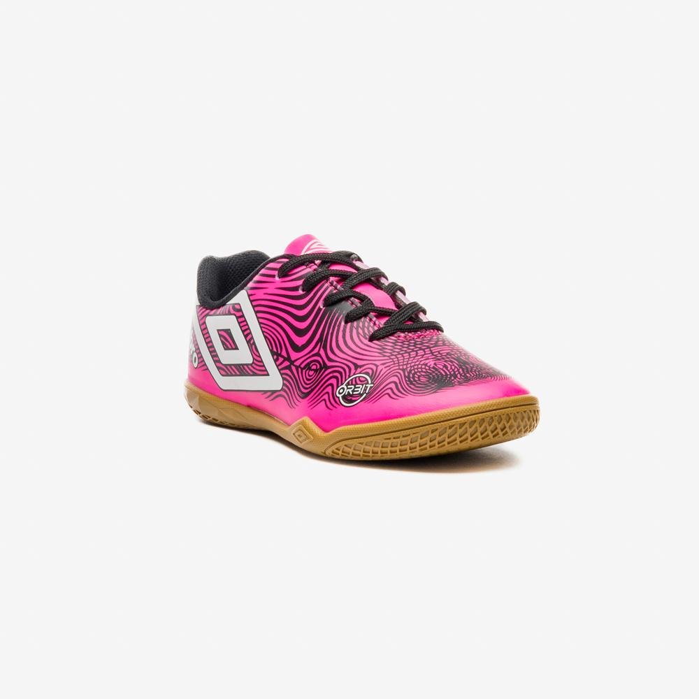 Chuteira Futsal Umbro Orbit Jr Rosa 3