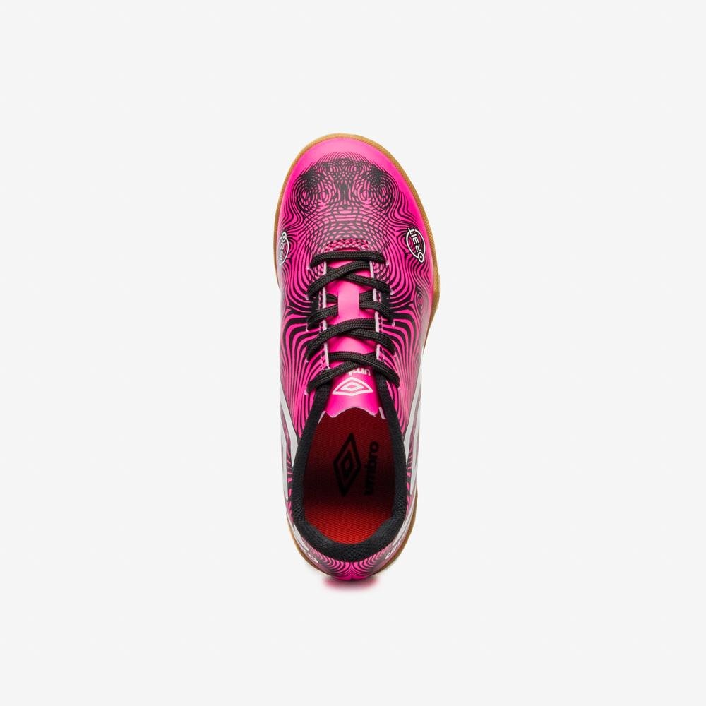 Chuteira Futsal Umbro Orbit Jr Rosa 4
