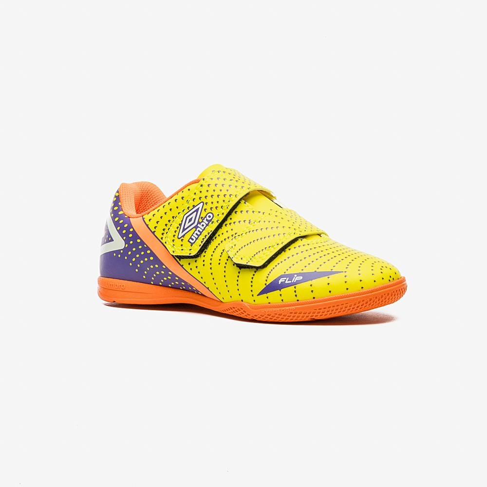 Chuteira Futsal Umbro Flip Kids Amarelo 3
