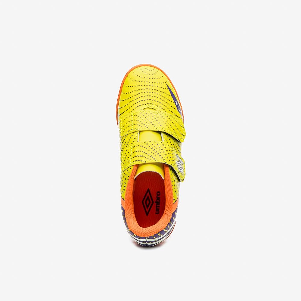 Chuteira Futsal Umbro Flip Kids Amarelo 4