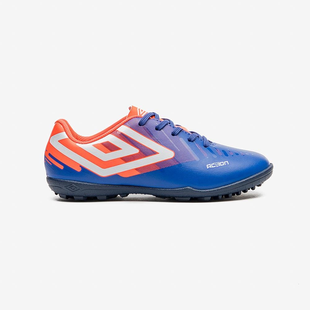 Chuteira Society Umbro Action Jr Azul 1