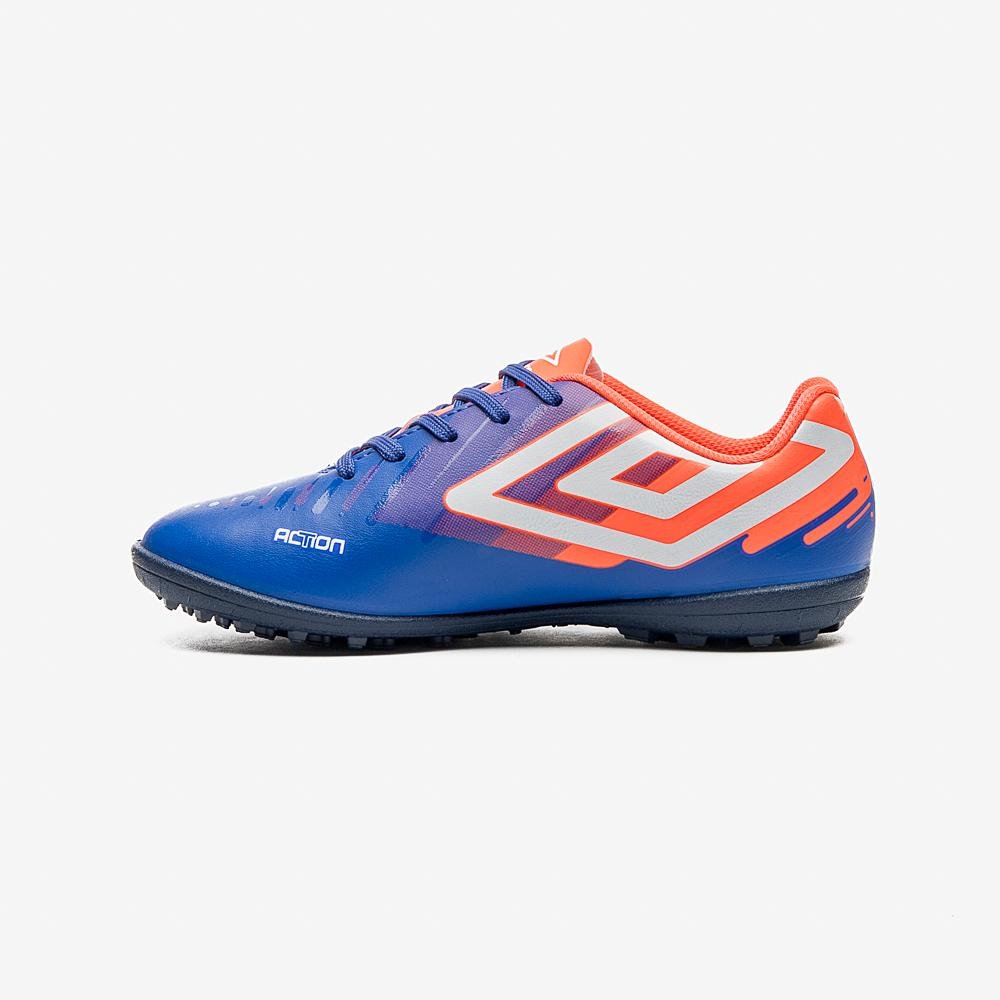 Chuteira Society Umbro Action Jr Azul 2