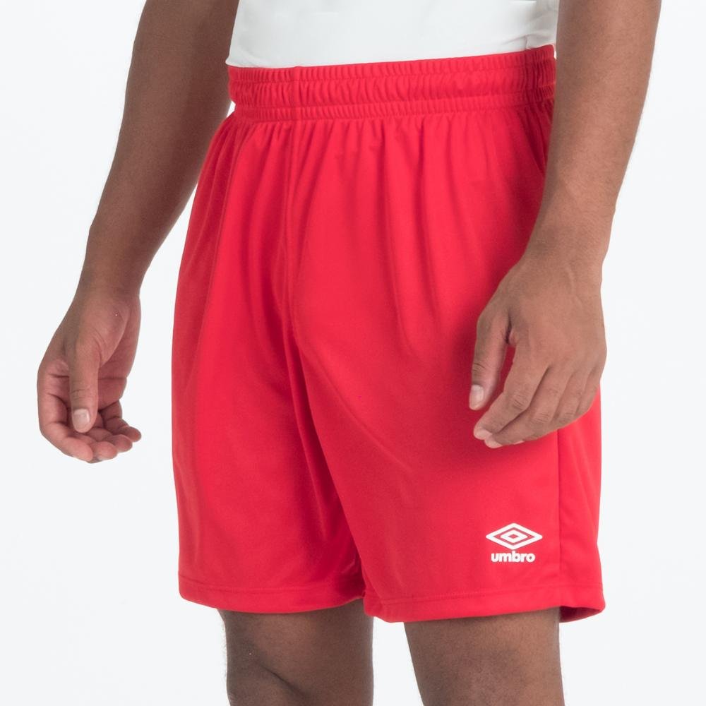 Calção Masculino Umbro Legacy Vermelho 4