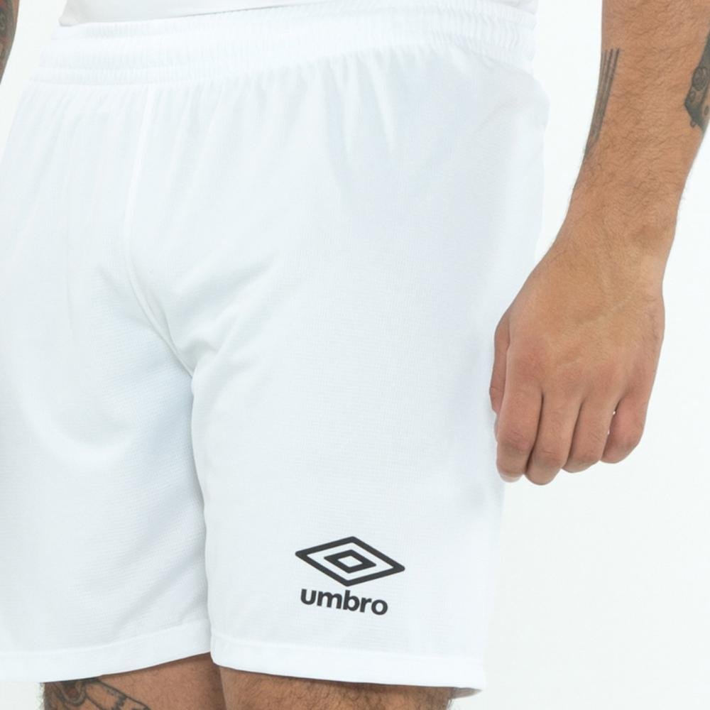 Calção Masculino Umbro Striker Premium Branco 3
