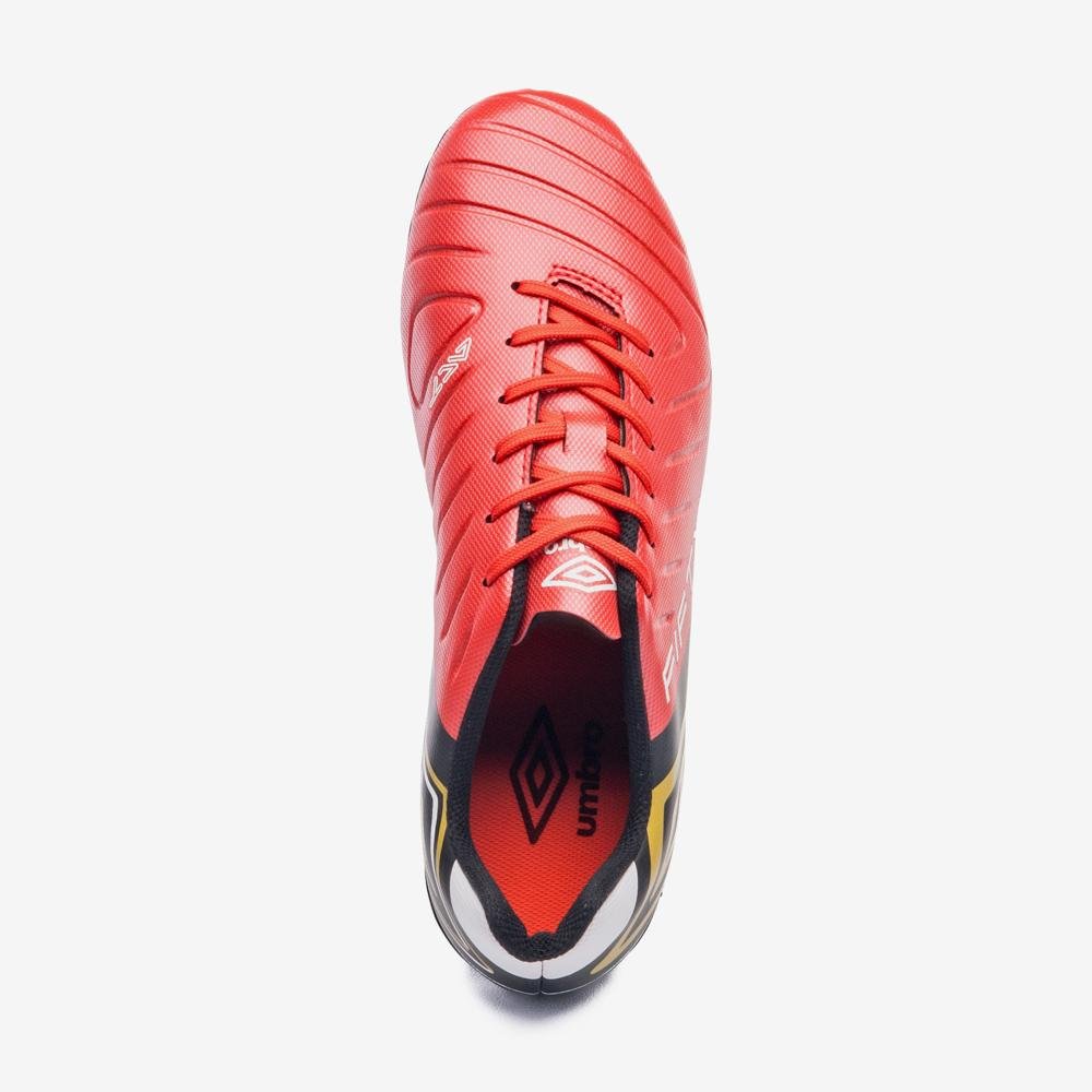 Chuteira Campo Umbro Fifty Vi League Vermelho 4