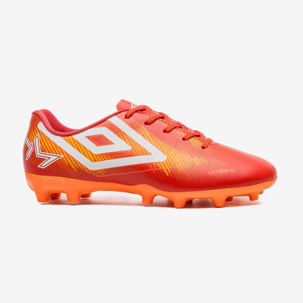 Chuteira Campo Umbro Heatmap Vermelho 1