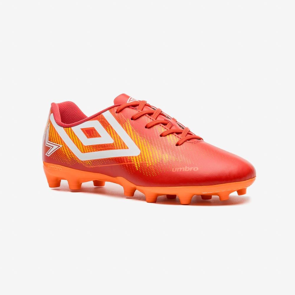 Chuteira Campo Umbro Heatmap Vermelho 3