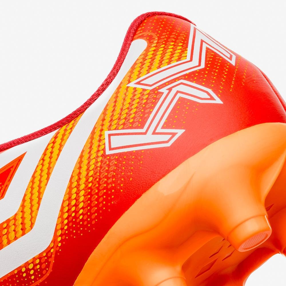 Chuteira Campo Umbro Heatmap Vermelho 8