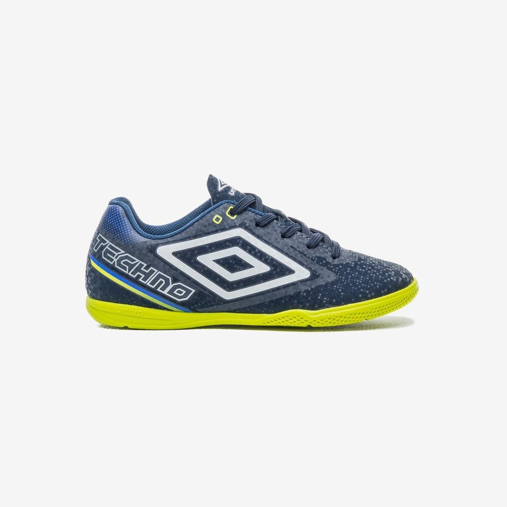 Chuteira Futsal Umbro Techno II Jr Azul 1