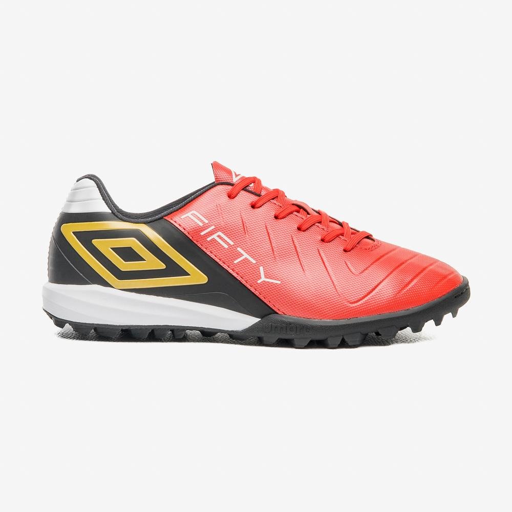 Chuteira Society Umbro Fifty Vi Vermelho 2