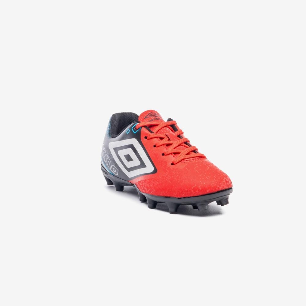 Chuteira Campo Umbro Techno II Jr Vermelho 3