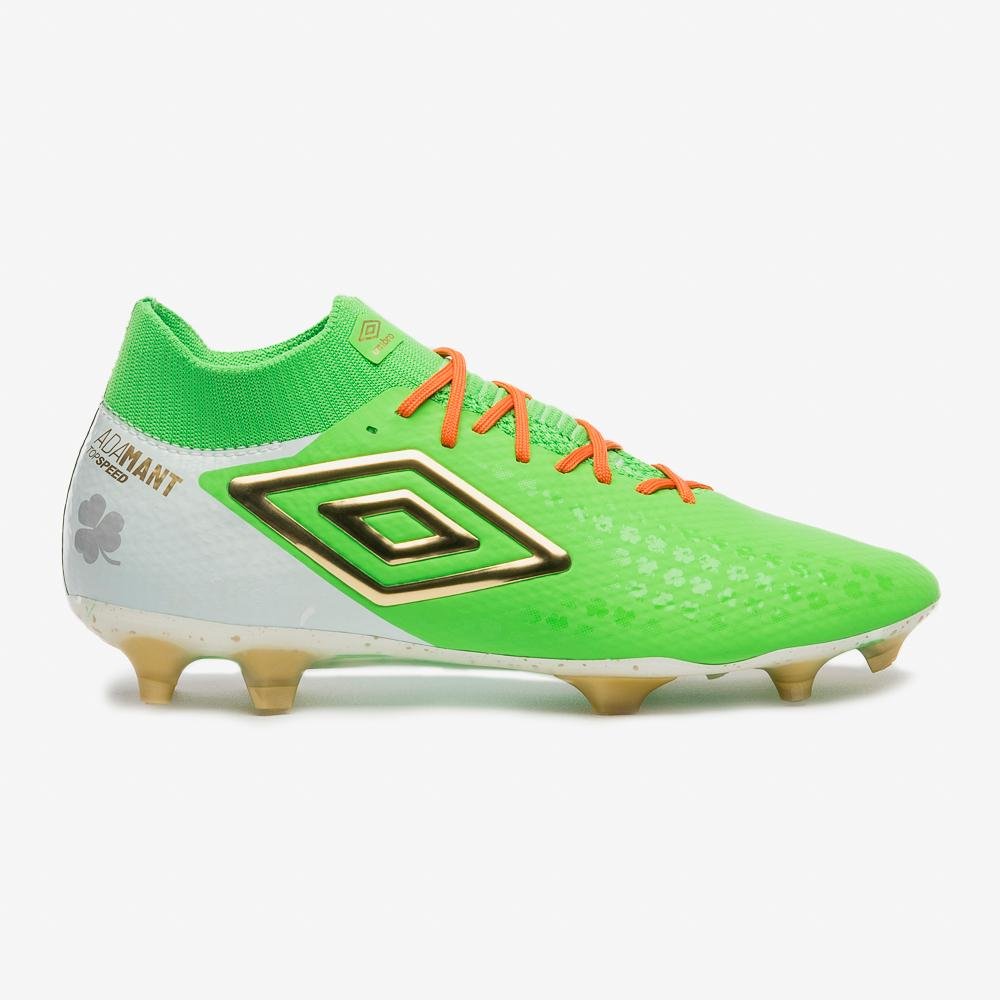 Chuteira Campo Umbro Adamant Top Speed Pro Stp Verde 2