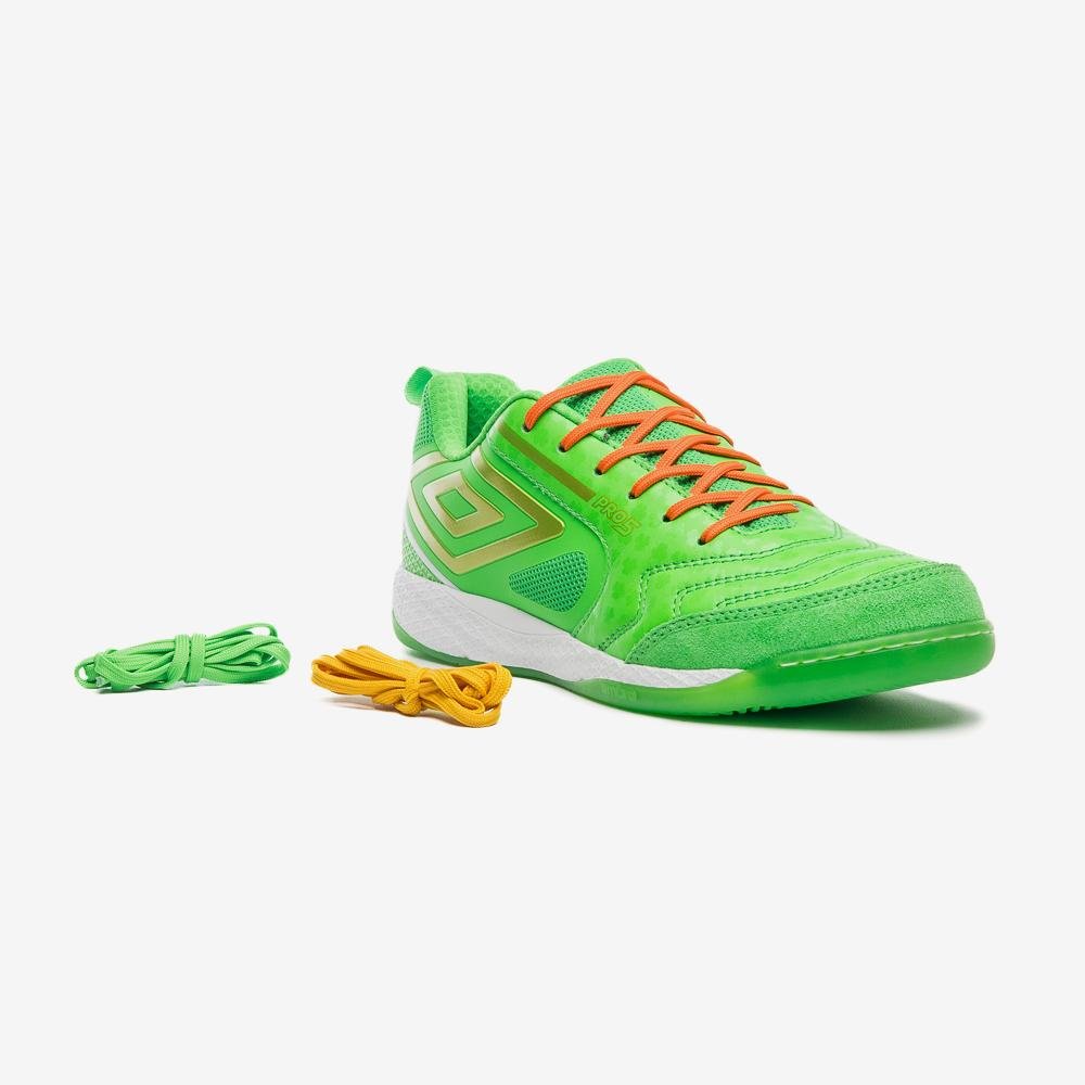 Chuteira Futsal Umbro Pro 5 Bump Stp Verde 10