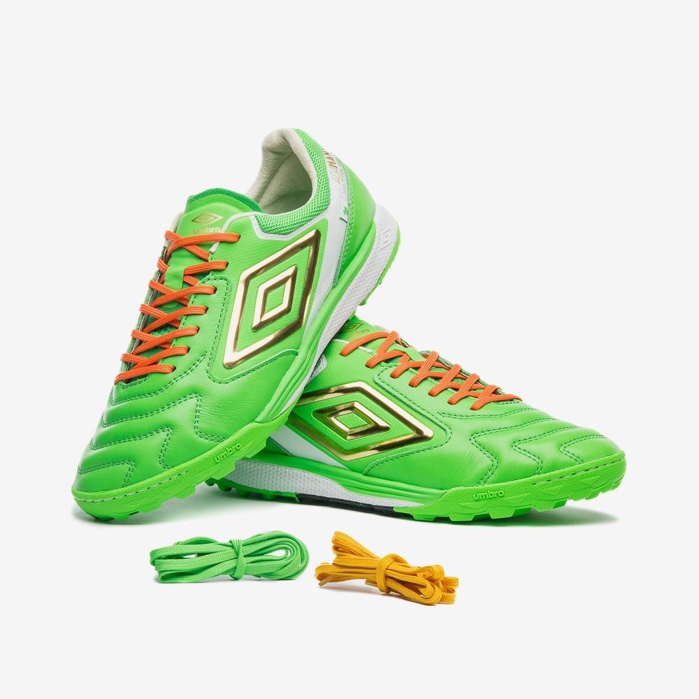 Chuteira Society Umbro Ada Master Class Pro Bump Stp Verde 7